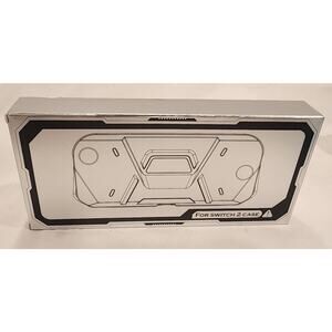 Rugged Armored Full-Body Case for Nintendo Switch 2 (2025) - Black